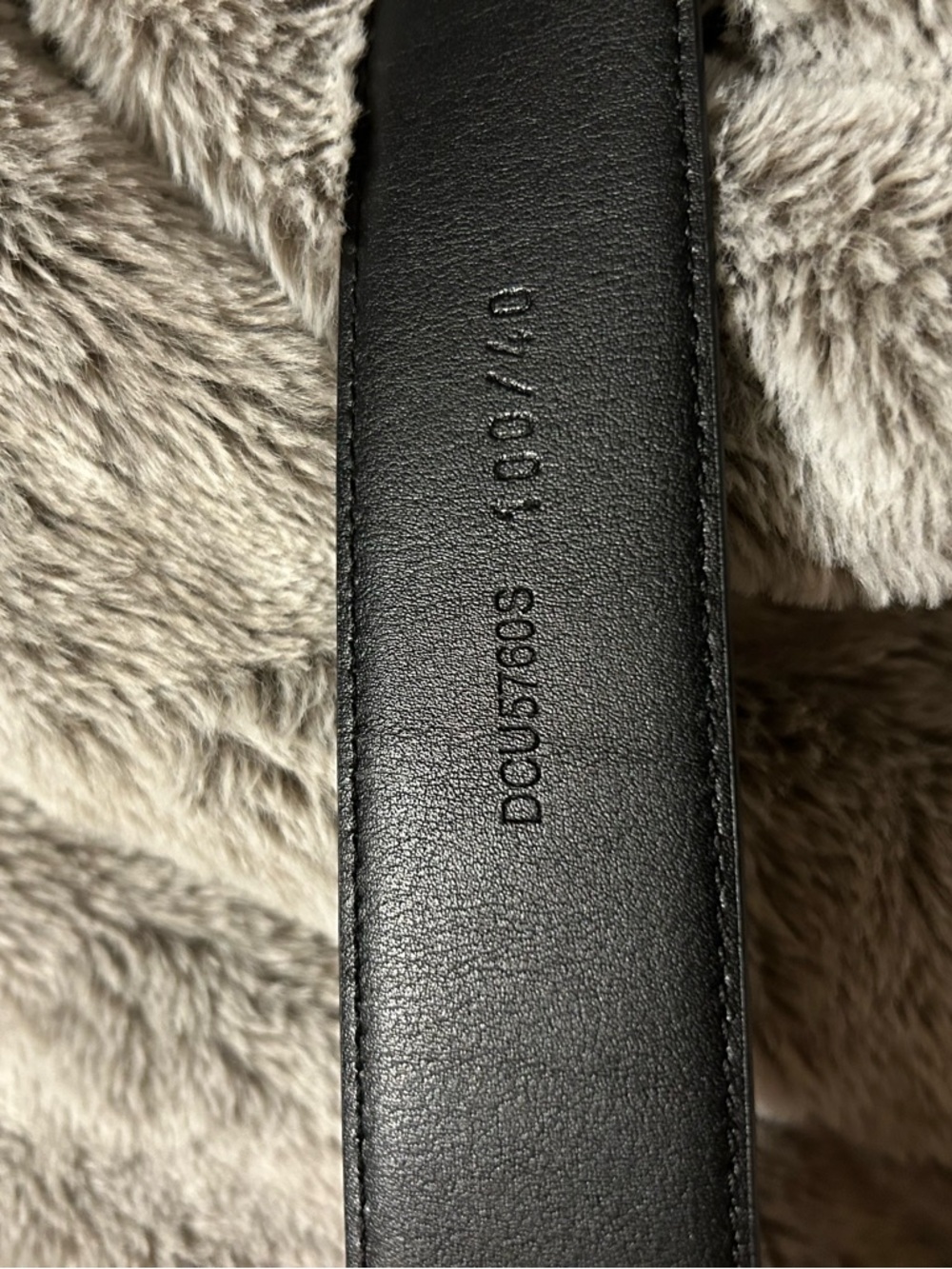 Gold versace Buckle Black Leather Belt - Picture 3 of 3